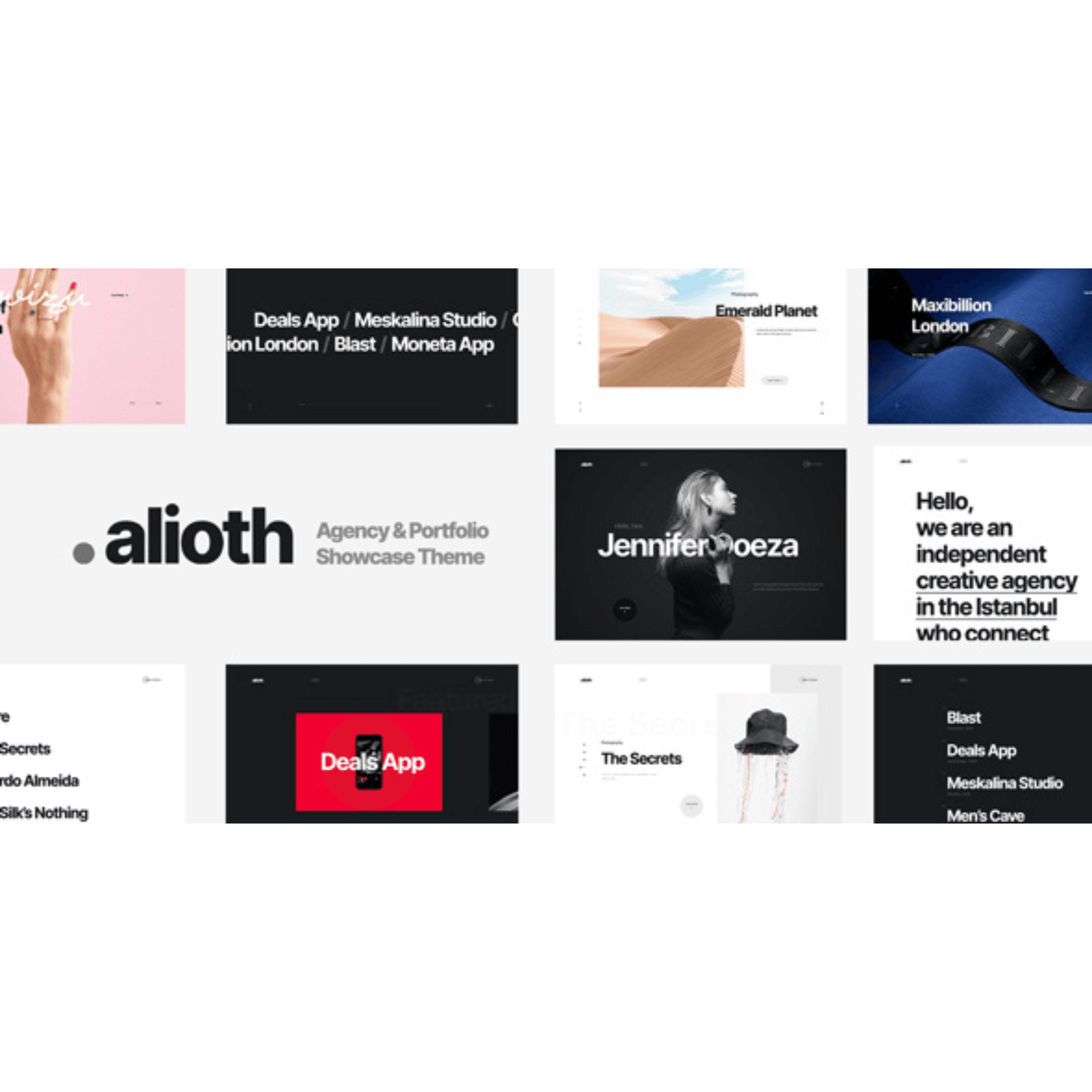 Alioth – Agency and Portfolio Showcase Theme - WP Kit