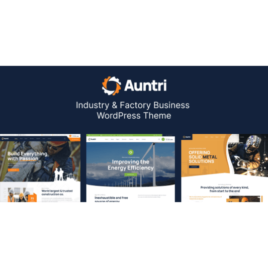 Auntri – Industry and Factory WordPress Theme - WP Kit