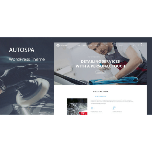 Auto Spa – Car Wash WordPress Theme - WP Kit