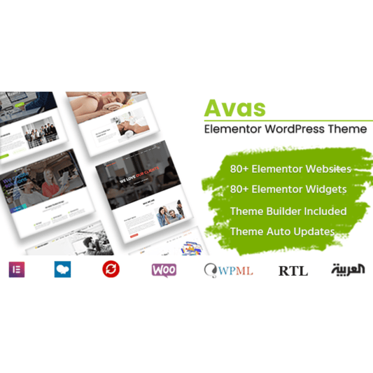 Avas Multi Purpose WordPress Theme - WP Kit