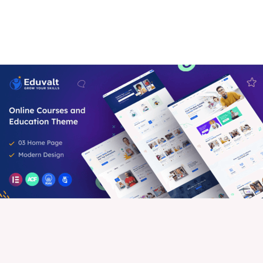 Eduvalt – Online Courses and Education WordPress Theme - WP Kit