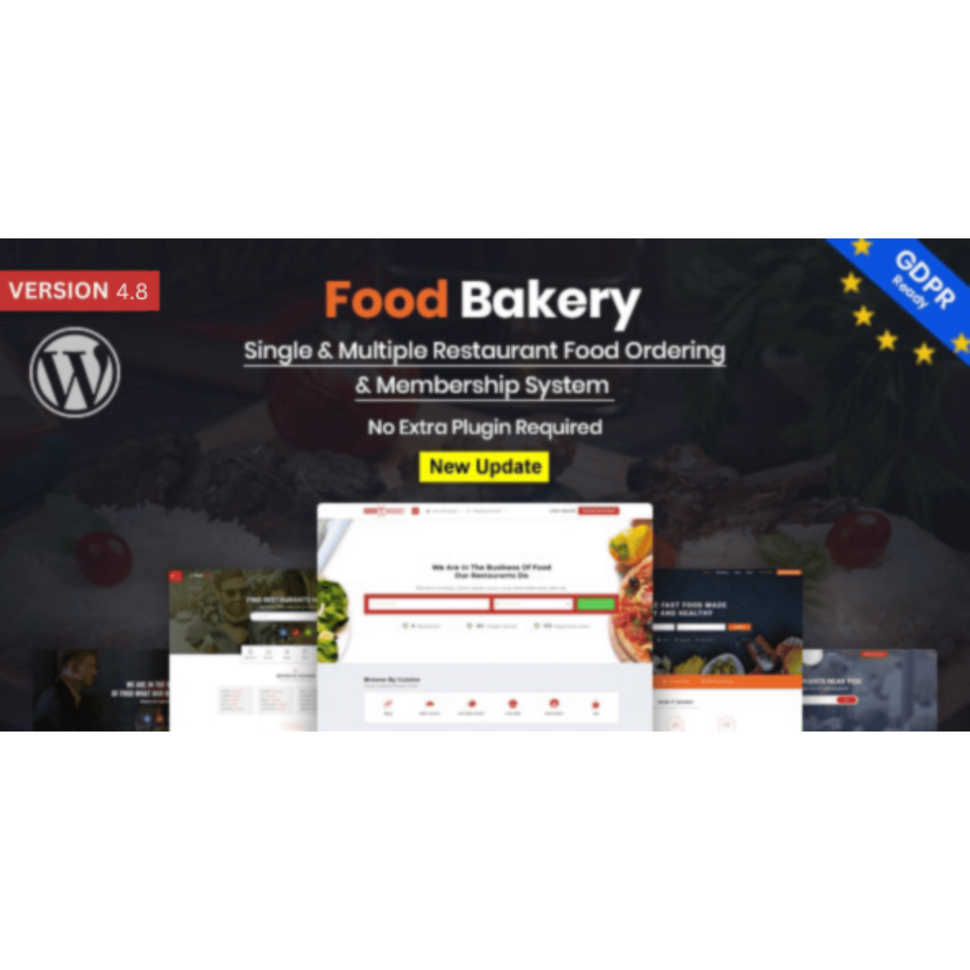 FoodBakery Delivery Restaurant Directory WordPress Theme - WP Kit