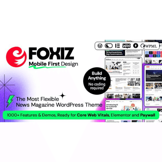 Foxiz – WordPress Newspaper News and Magazine - WP Kit