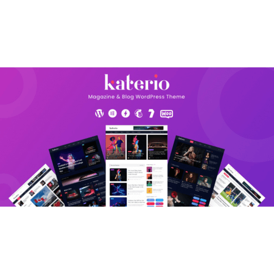 Katerio – Magazine and Blog WordPress Theme - WP Kit