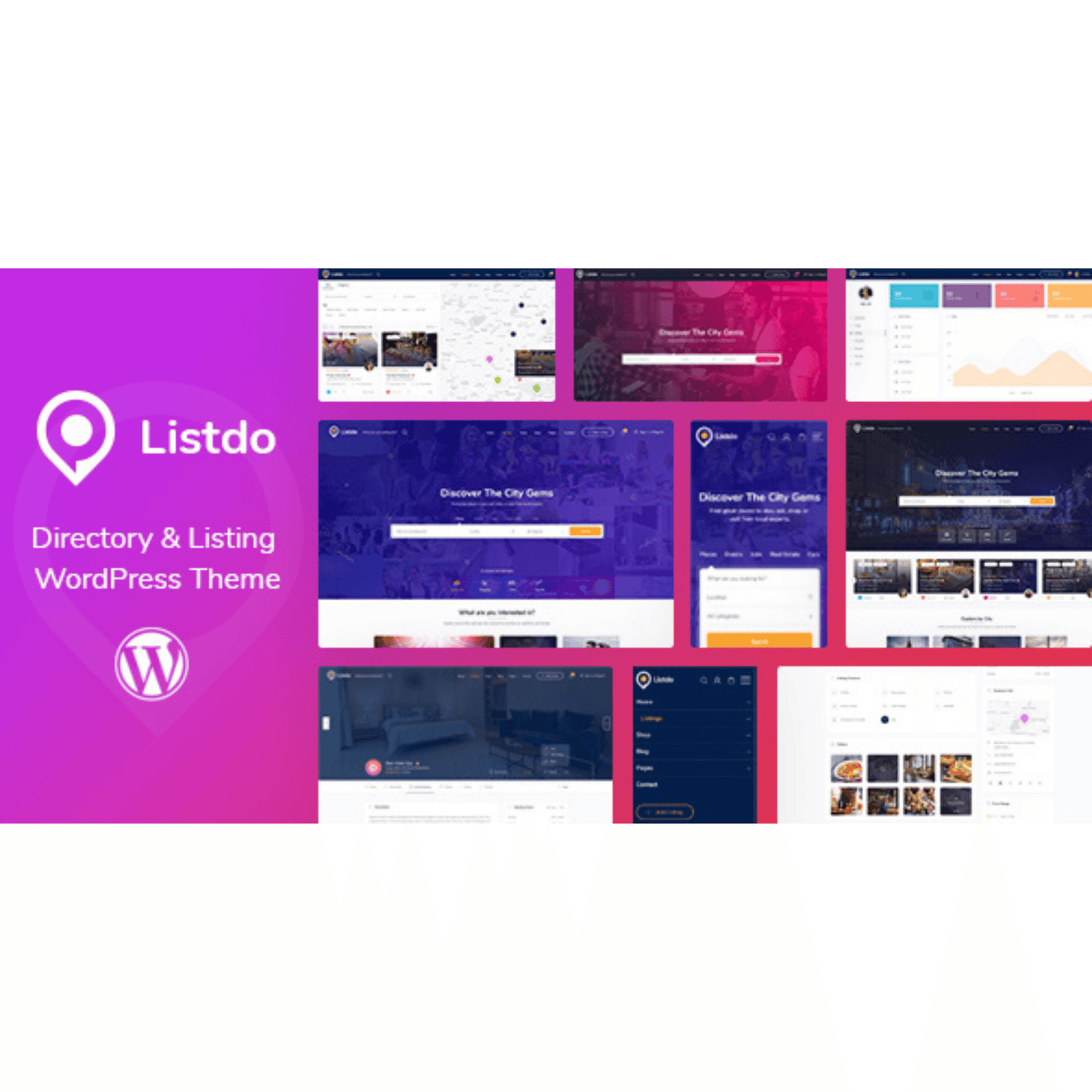 Listdo – Directory Listing WordPress Theme - WP Kit