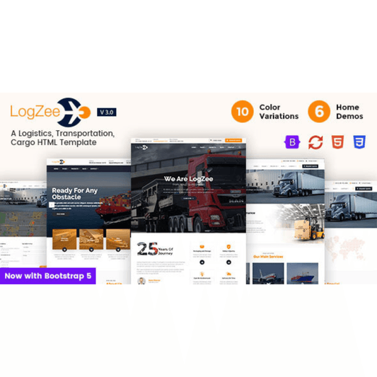 Logzee – Logistics Cargo WordPress Theme - WP Kit