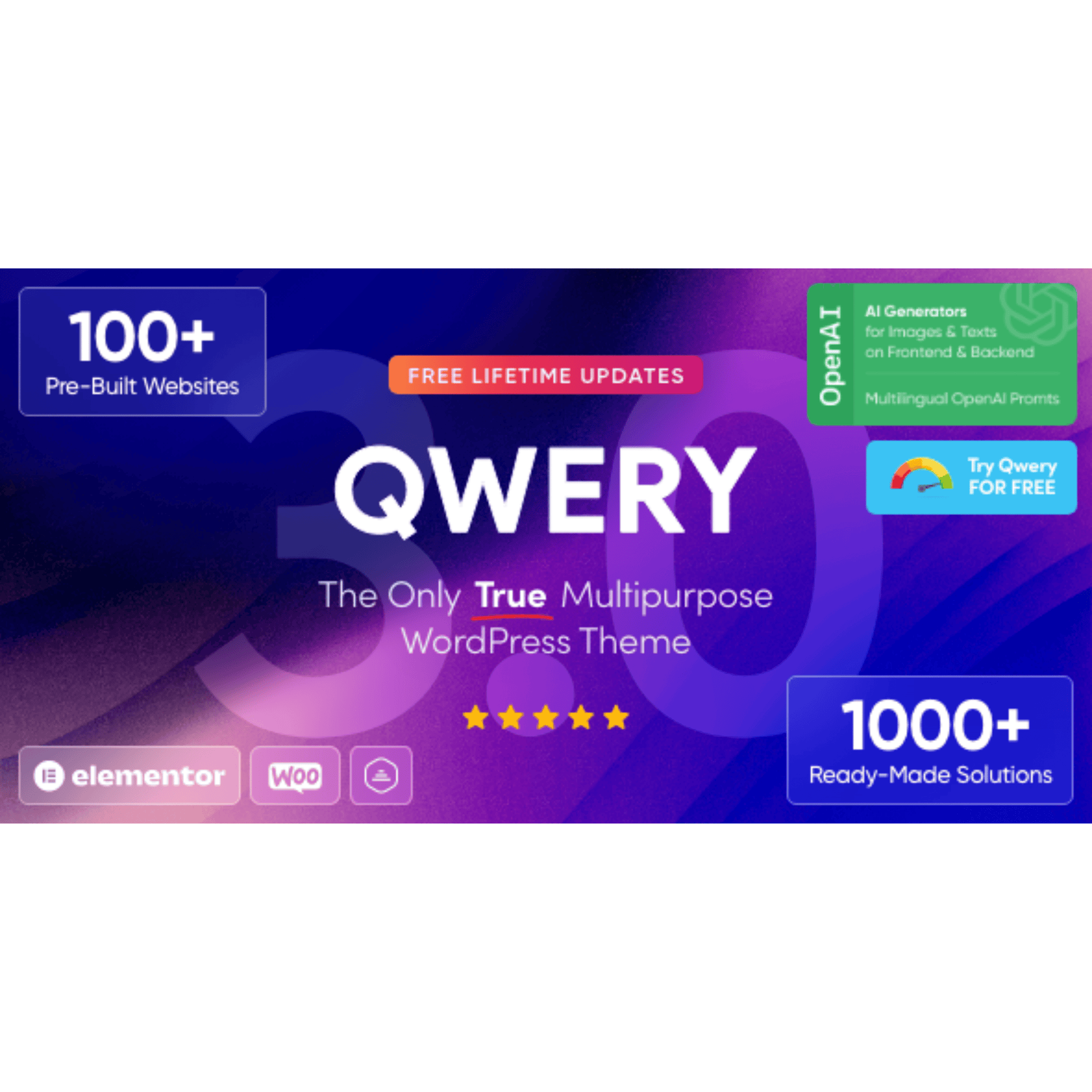 Qwery Multi-Purpose Business WordPress Theme and RTL - WP Kit