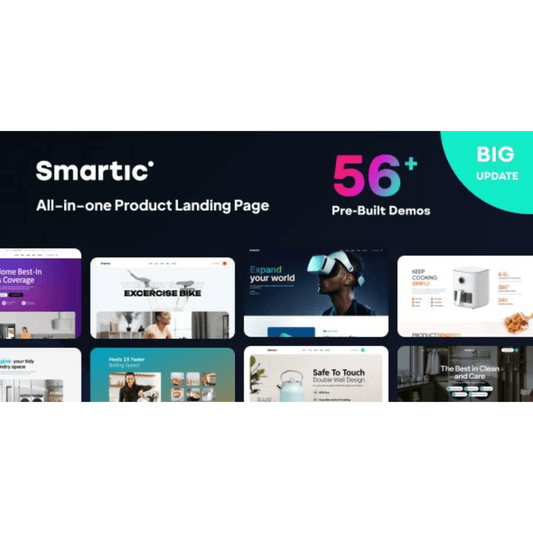 Smartic – Product Landing Page WooCommerce Theme - WP Kit