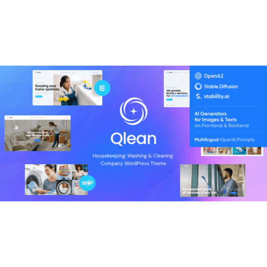 The Qlean | Cleaning Company WordPress Theme - WP Kit