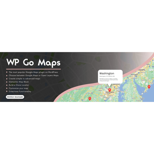 WP Go Maps Pro – (formerly WP Google Maps Pro) - WP Kit